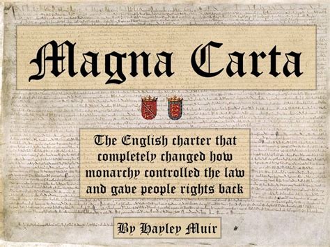 MAGNA CARTA by Hayley Muir