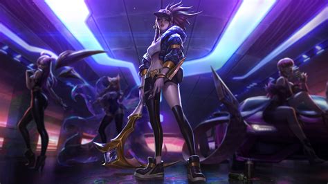 8K Ultra HD K/DA Akali League of Legends Wallpaper