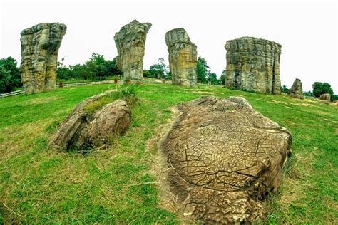 Rock Formation On Green Grass · Free Stock Photo