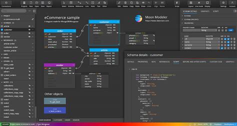 Schema design tool for Mongoose - Moon Modeler