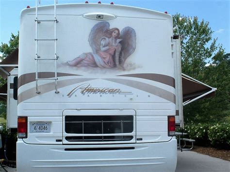 mural on an American Tradition coach...BJL | Travel fun, Recreational ...