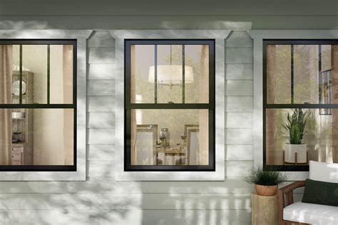 Modern Farmhouse with Black Window Frames