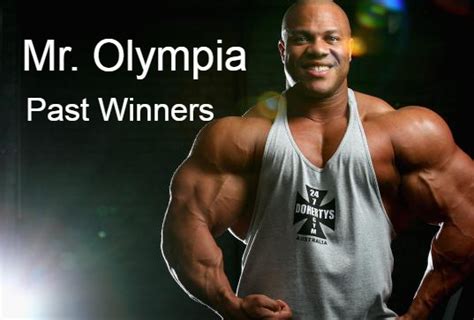 Mr. Olympia Previous Champions list Since 1965. | History of Sports