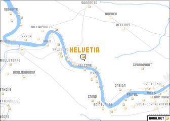 Helvetia (United States - USA) map - nona.net