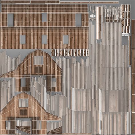 Traditional wood barn model - TurboSquid 1647380