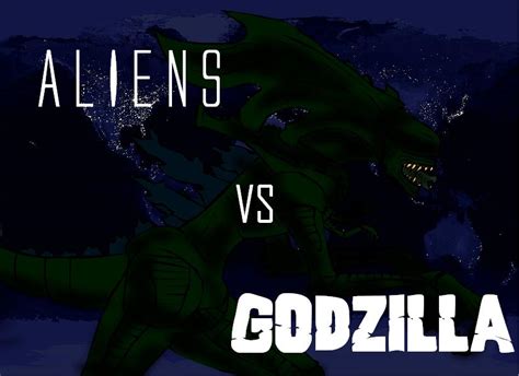 Aliens vs. Godzilla by MrPillbug on DeviantArt