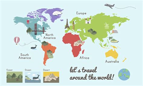 Illustration of world map isolated - Download Free Vectors, Clipart Graphics & Vector Art