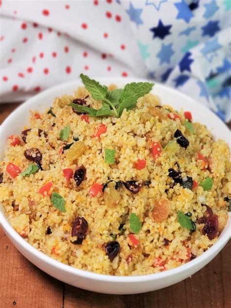 Instant Pot Cranberry Spice Couscous + Video - This Old Gal