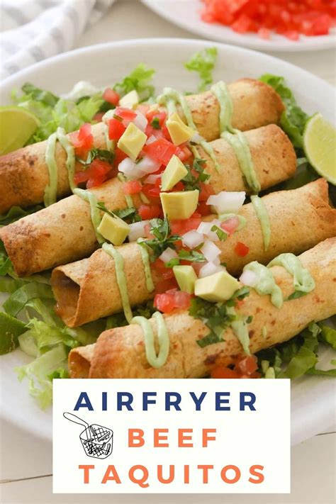 Easy air fryer beef taquitos – Artofit