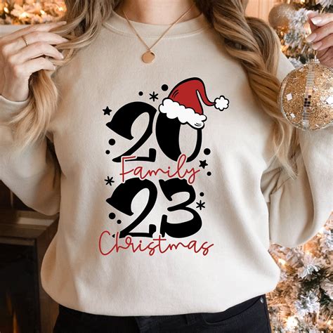 2023 Christmas Sweatshirt, Family Christmas Sweatshirt, Winter Sweater ...