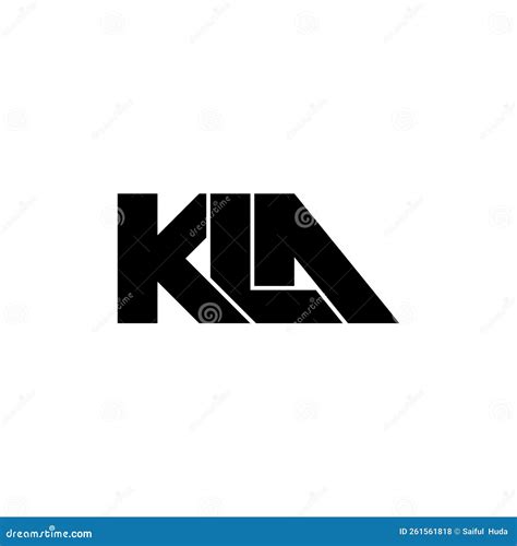 Letter KLA Simple Monogram Logo Icon Design. Stock Vector ...