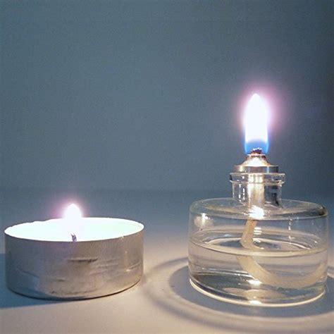 Firefly Refillable, Clear Glass Unscented Tealight Candles - 5 Pack - Bulk - Long Lasting Tea ...