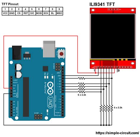 Interfacing Arduino with ILI9341 color TFT display