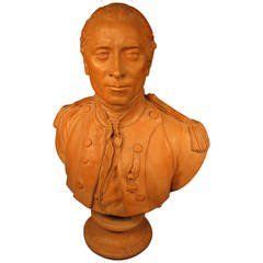 19th Century Plaster Bust of John Paul Jones | Vintage sculpture ...