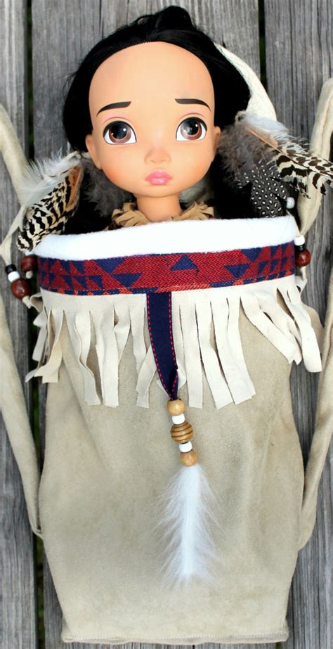 Native American Girl Indian Papoose Baby doll carrier fits 18 | Etsy