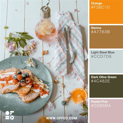 25 Vibrant Food Color Palettes for Food Photography | OFFEO