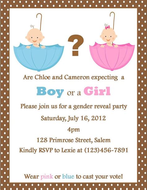 Items similar to Gender Reveal Party Invitation on Etsy