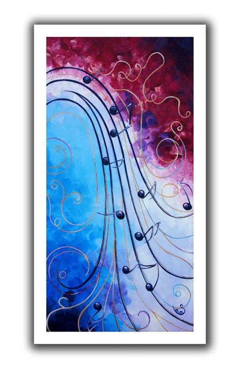 ArtWall 'Music' by Shiela Gosselin Canvas Poster | Music painting canvas, Music painting, Art prints