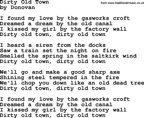 Thinking Aboot: Dirty old town