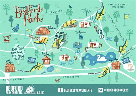 Bedford Park Concerts Map - Katie Allen