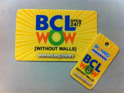 Broward County Library on Twitter: "The new BCL WoW library cards are ...