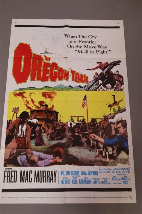 THE OREGON TRAIL MOVIE POSTER - Redlands Antique Auction