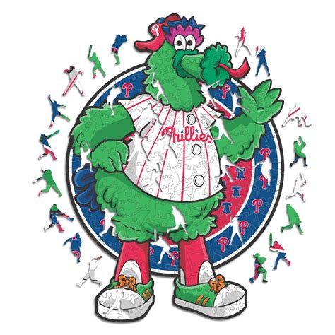 Philadelphia Phillies™ Mascot - Wooden Puzzle