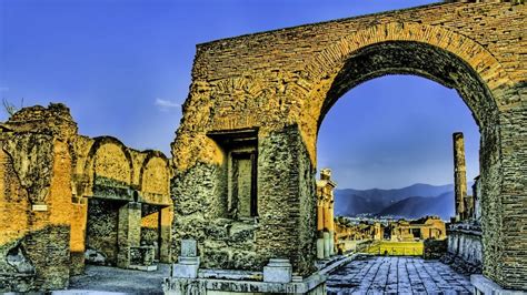 Pompeii ruins at sunset wallpaper - World wallpapers - #52298