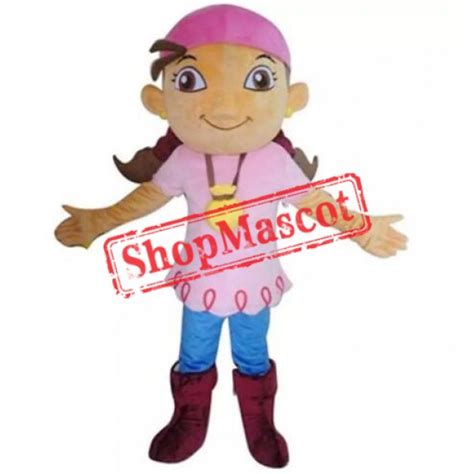 Pirate Izzy Mascot Costume