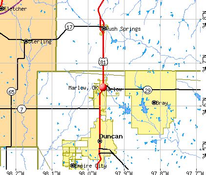 Marlow, Oklahoma (OK 73055) profile: population, maps, real estate, averages, homes, statistics ...