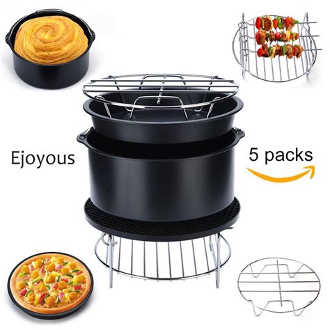 Ejoyous Universal Air Fryer Accessories for Phillips Gowise Cozyna etc ...