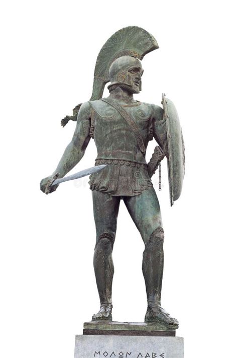 Ancient Greek Warrior Statue Stock Image - Image: 24849417