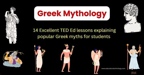 TED Ed Greek Mythology- 14 Great Lessons Explaining Popular Greek Myths | Educational Technology ...