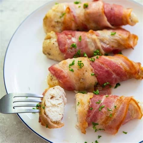 Air Fryer Bacon Wrapped Chicken Tenders - Chicken Air Fryer Recipes