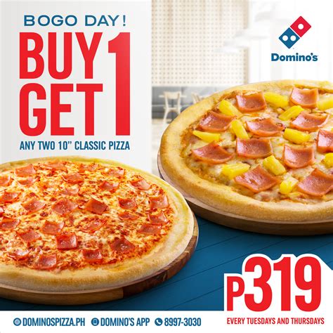 Domino's Pizza Buy 1 Get 1 Classic Pizza Promo | Deals Pinoy