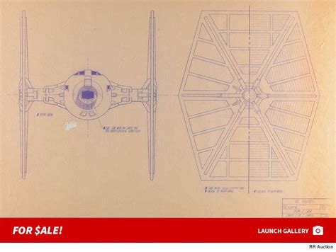 Original 'Star Wars' Vehicle Blueprints Hit Auction Block