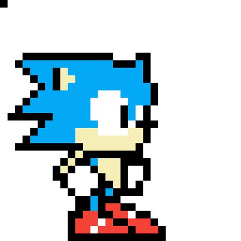 Editing Classic Sonic - Free online pixel art drawing tool - Pixilart