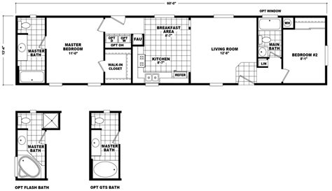 Amazing 14x70 Mobile Home Floor Plan - New Home Plans Design