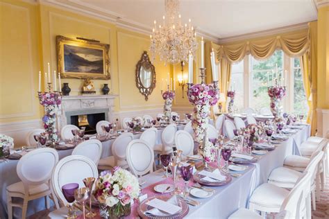 Wedding At Inverlochy Castle | White wedding table setting, Elegant ...