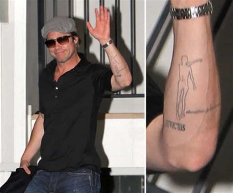 Brad Pitt Tattoos | List of Brad Pitt Tattoo Designs