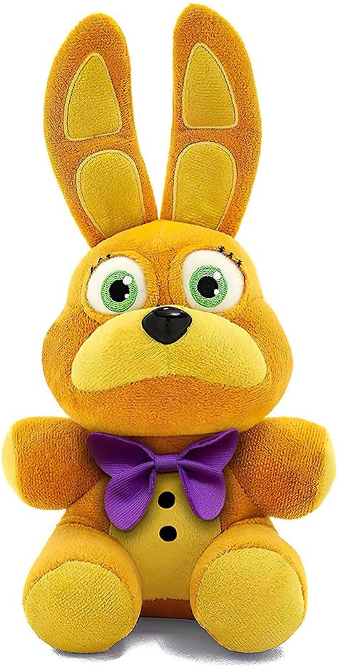 7" Spring Bonnie - Five Nights at Freddy's Plushie FNAF Orange Yellow Bonnie Plush Toy Stuffed ...