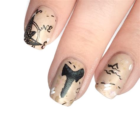 Shark Week Nail Art — 25 Sweetpeas