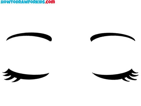 cartoon closed anime eyes drawing | How to draw anime eyes, Closed eye drawing, Anime eyes