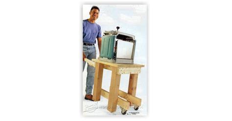 Portable Planer Stand Plans • WoodArchivist