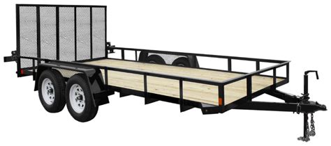 Trailer - 7x16 Double Axle Landscape/Utility Trailer