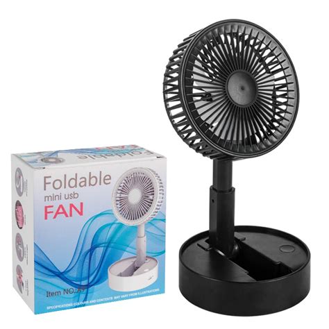 Generic USB Rechargeable Fan Portable Mini Foldable Telescopic Fans ...