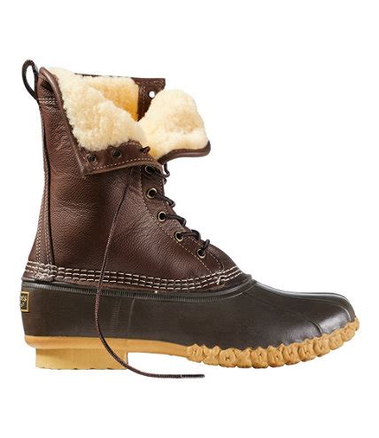 Men's L.L. Bean Boots, 10" Shearling-Lined