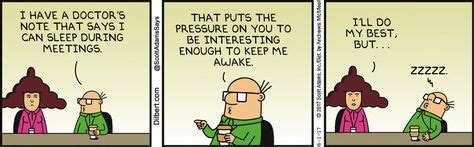 Alice Tries To Be Interesting - Dilbert by Scott Adams | Comics, Doctors note, Peanuts comics