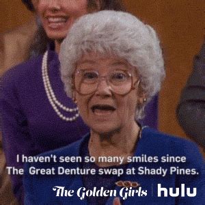 Golden Girls Dentures GIF by HULU - Find & Share on GIPHY