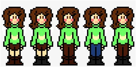 Chara Sprite - Pixel Art - Free Transparent PNG Download - PNGkey